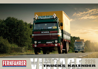 Vorderes Coverbild Vintage Trucks Kalender 2026