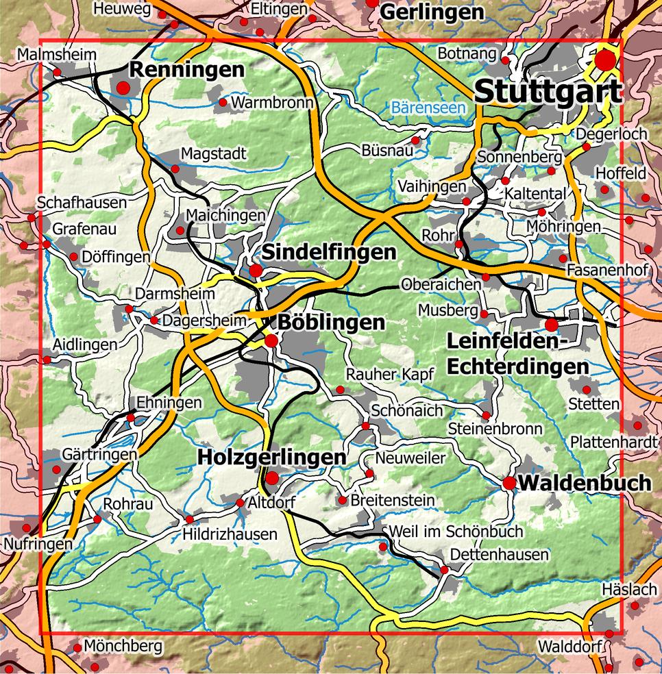 Beispielinhalt (Bild) Stuttgart Südost