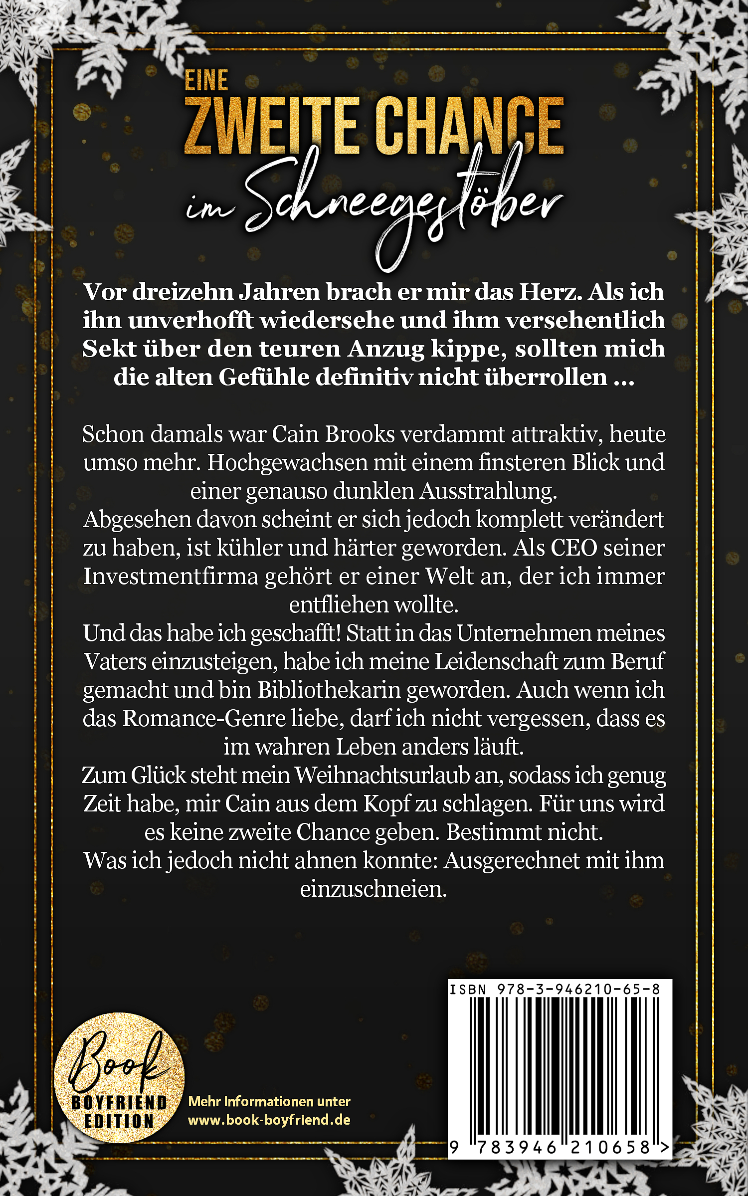 Rückseitencover Eine zweite Chance im Schneegestöber