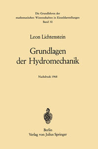 Vorderes Coverbild Grundlagen der Hydromechanik
