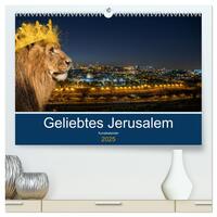 Vorderes Coverbild Geliebtes Jerusalem (hochwertiger Premium Wandkalender 2025 DIN A2 quer), Kunstdruck in Hochglanz
