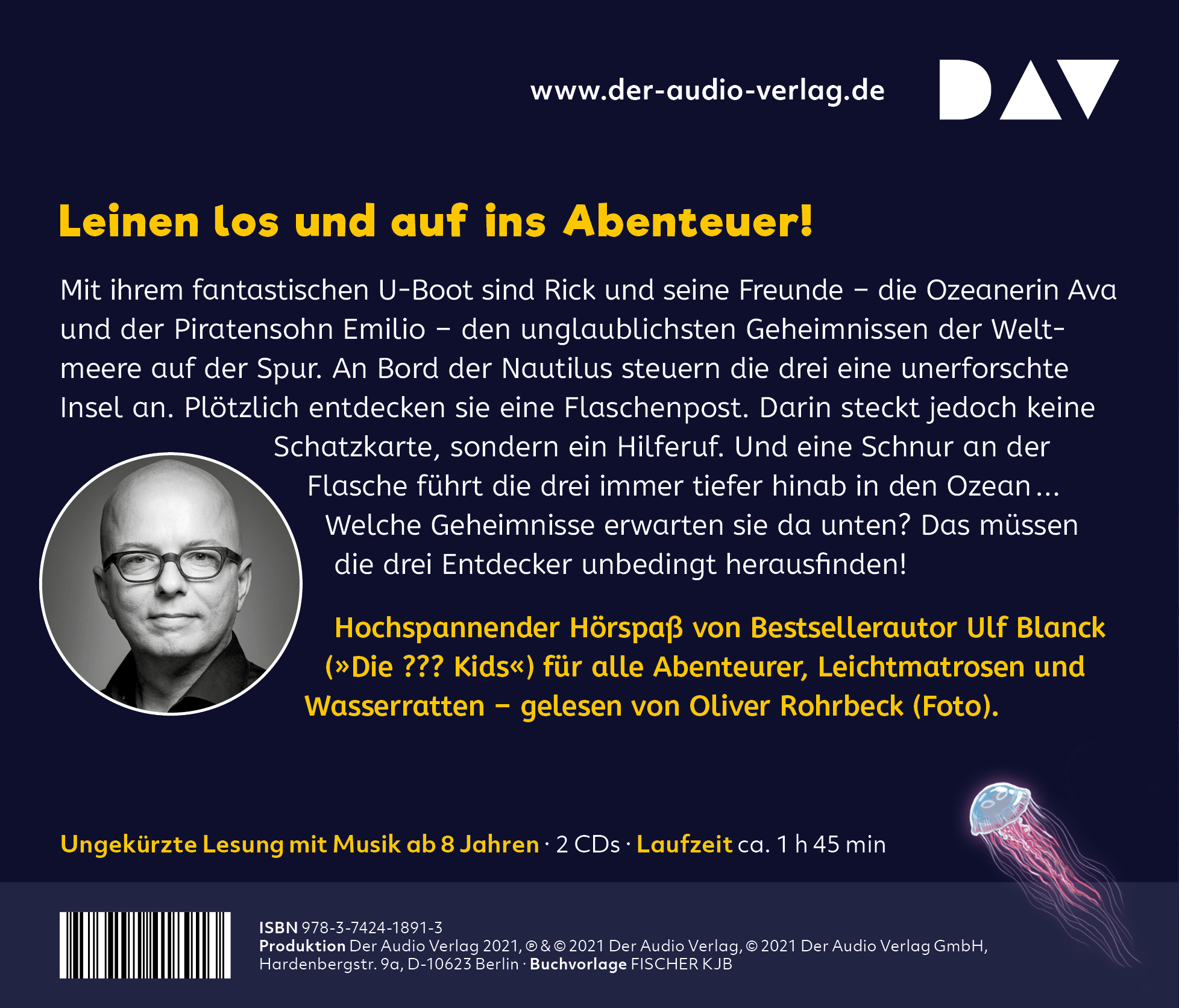 Rückseitencover Rick Nautilus – Teil 1: SOS aus der Tiefe