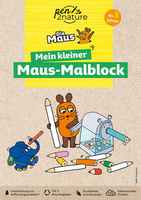 Vorderes Coverbild Mein kleiner Maus-Malblock. Nachhaltiges Malen für Kinder ab 3 Jahren
