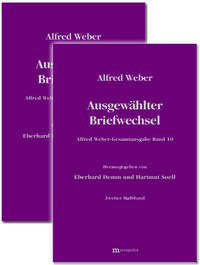 Vorderes Coverbild Alfred Weber Gesamtausgabe / Ausgewählter Briefwechsel