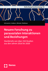 Vorderes Coverbild Neuere Forschung zu parasozialen Interaktionen und Beziehungen
