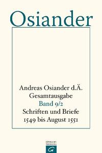 Vorderes Coverbild Gesamtausgabe / Schriften und Briefe 1549 bis August 1551