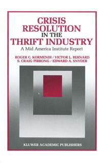Vorderes Coverbild Crisis Resolution in the Thrift Industry