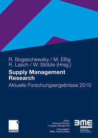 Vorderes Coverbild Supply Management Research