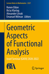 Vorderes Coverbild Geometric Aspects of Functional Analysis