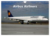 Vorderes Coverbild Airbus Airliners (Wandkalender 2025 DIN A4 quer), CALVENDO Monatskalender