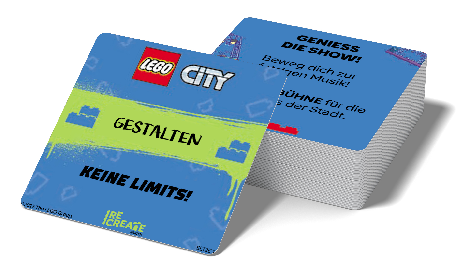Beispielinhalt (Bild) LEGO® City - ReCreate Karten - Keine Limits!