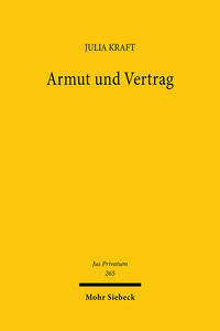 Vorderes Coverbild Armut und Vertrag