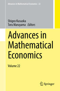 Vorderes Coverbild Advances in Mathematical Economics