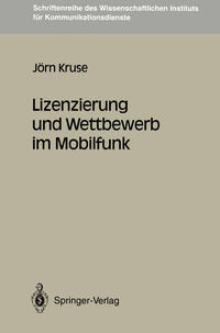 Vorderes Coverbild Lizenzierung und Wettbewerb im Mobilfunk