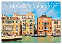 Vorderes Coverbild Besuch in Venedig (Tischkalender 2026 DIN A5 quer), CALVENDO Monatskalender