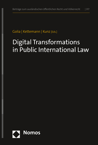 Vorderes Coverbild Digital Transformations in Public International Law