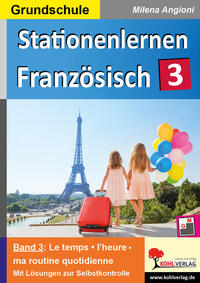 Vorderes Coverbild Stationenlernen Französisch / Band 3