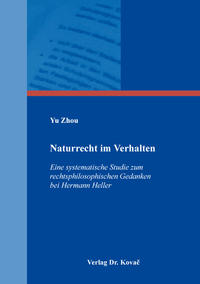 Vorderes Coverbild Naturrecht im Verhalten