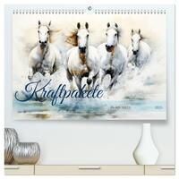 Vorderes Coverbild Kraftpakete in Aquarell (hochwertiger Premium Wandkalender 2025 DIN A2 quer), Kunstdruck in Hochglanz