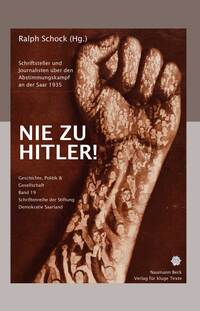 Vorderes Coverbild Nie zu Hitler