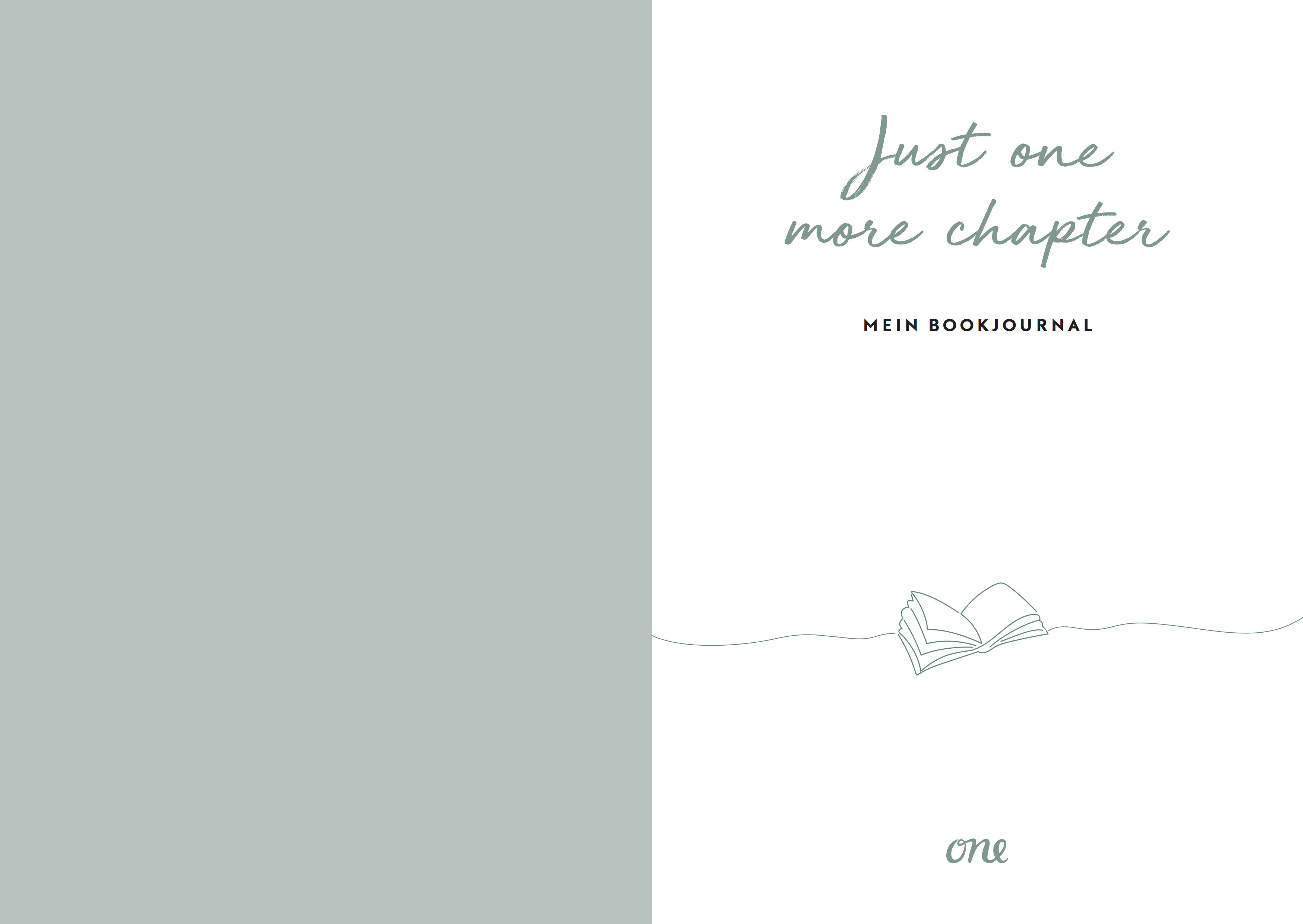 Beispielinhalt (Bild) Just ONE more chapter – Mein Bookjournal