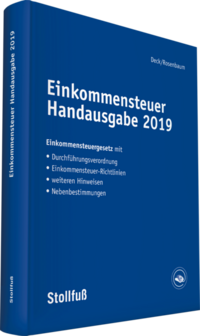 Vorderes Coverbild Einkommensteuer Handausgabe 2019