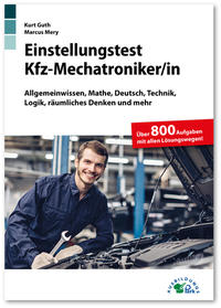 Vorderes Coverbild Einstellungstest Kfz-Mechatroniker