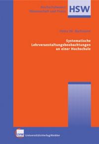 Vorderes Coverbild Systematische Lehrveranstaltungsbeobachtungen an einer Hochschule