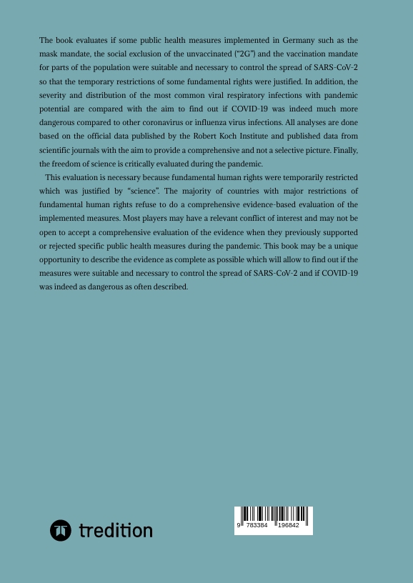 Rückseitencover Evidence-based pandemic management assessment