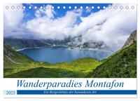 Vorderes Coverbild Wanderparadies Montafon (Tischkalender 2025 DIN A5 quer), CALVENDO Monatskalender