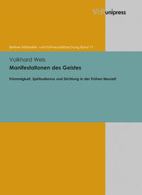 Vorderes Coverbild Manifestationen des Geistes