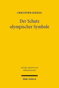 Vorderes Coverbild Der Schutz olympischer Symbole