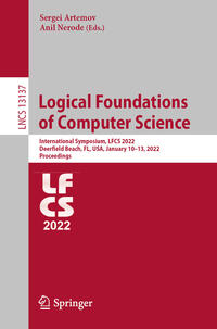Vorderes Coverbild Logical Foundations of Computer Science