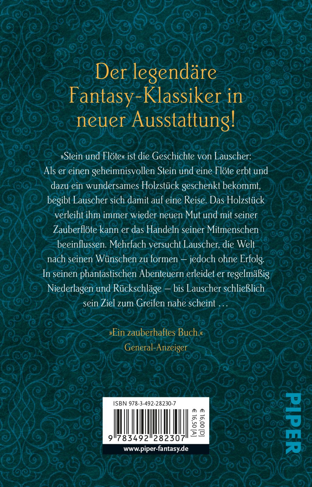 Rückseitencover Stein und Flöte