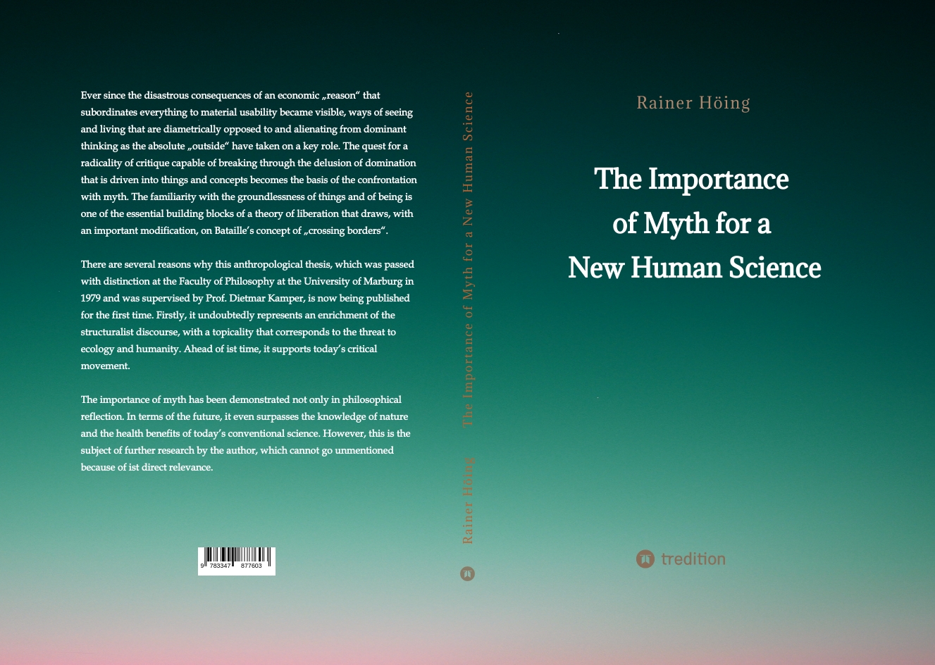 Gesamtes Coverbild The Importance of Myth for a New Human Science