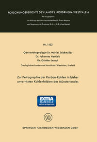 Vorderes Coverbild Zur Petrographie der Karbon-Kohlen in bisher unverritzten Kohlenfeldern des Münsterlandes