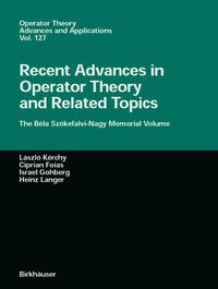 Vorderes Coverbild Recent Advances in Operator Theory and Related Topics