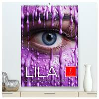 Vorderes Coverbild Lila, die Farbe der Mystik (hochwertiger Premium Wandkalender 2025 DIN A2 hoch), Kunstdruck in Hochglanz