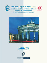 Vorderes Coverbild Books of Abstracts of the 16th World Congress of the International Association for Child and Adolescent Psychiatry and Allied Professions (IACAPAP)