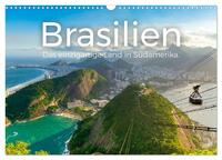 Vorderes Coverbild Brasilien - Das einzigartige Land in Südamerika. (Wandkalender 2025 DIN A3 quer), CALVENDO Monatskalender