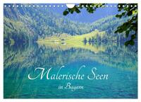 Vorderes Coverbild Malerische Seen in Bayern (Wandkalender 2025 DIN A4 quer), CALVENDO Monatskalender