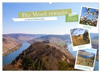 Vorderes Coverbild Die Mosel erwacht aus Ihrem Winterschlaf (Wandkalender 2025 DIN A2 quer), CALVENDO Monatskalender