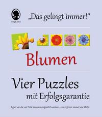 Vorderes Coverbild Das "Gelingt-immer"-Puzzle Blumen. Das Puzzle-Spiel für Senioren mit Demenz