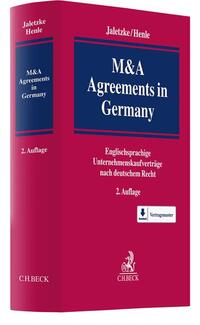 Vorderes Coverbild M&A Agreements in Germany