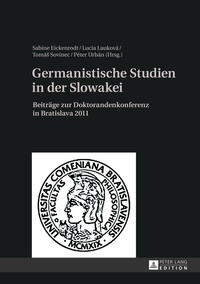 Vorderes Coverbild Germanistische Studien in der Slowakei