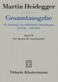 Vorderes Coverbild Der Spruch des Anaximander