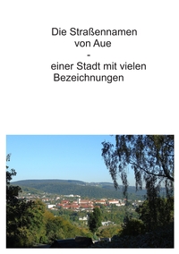 Vorderes Coverbild Die Straßennamen von Aue