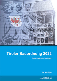 Vorderes Coverbild Tiroler Bauordnung 2022