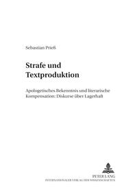 Vorderes Coverbild Strafe und Textproduktion
