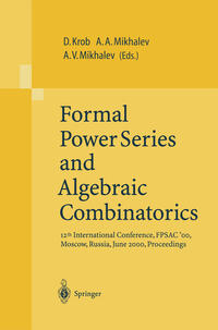 Vorderes Coverbild Formal Power Series and Algebraic Combinatorics